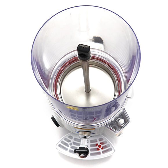 Dozator de ciocolata calda - 10L, alb, incalzire tip bain marie pe aburi