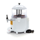Dozator de ciocolata calda - 5L, alb, incalzire tip bain marie pe aburi