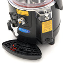 Dozator de ciocolata calda - 5L, negru, incalzire tip bain marie pe aburi
