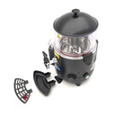 Dozator de ciocolata calda - 5L, negru, incalzire tip bain marie pe aburi
