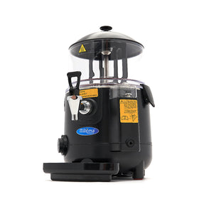 Dozator de ciocolata calda - 5L, negru, incalzire tip bain marie pe aburi