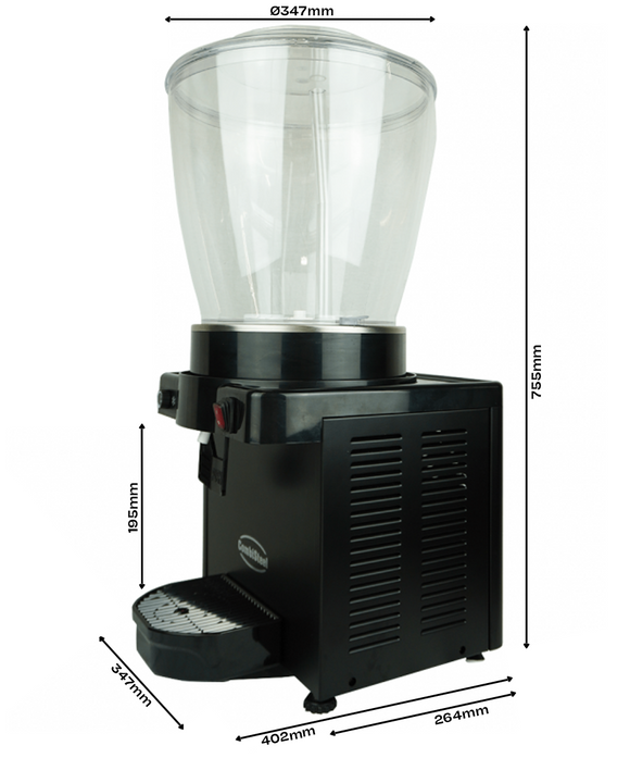 Dozator refrigerat limonada, sucuri naturale, 22 L, 310 C