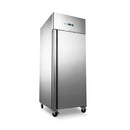 Dulap de congelare inox pentru 10 tavi patiserie (60x40 cm) -10C -20C, racire ventilata, 800 Litri, cu roti