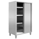 Dulap depozitare inox, 2 usi culisante, 100x60x180 cm