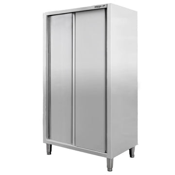 Dulap depozitare inox, 2 usi culisante ,100x60x200 cm