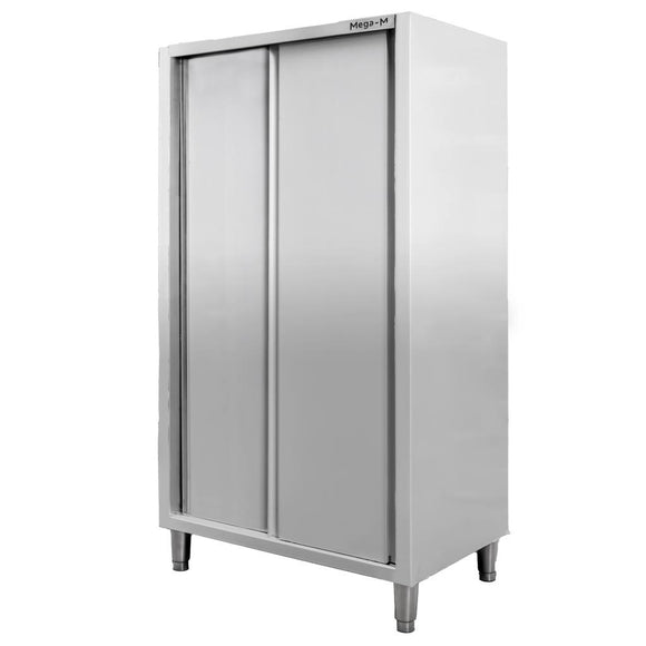 Dulap depozitare inox, 2 usi culisante ,100x60x200 cm
