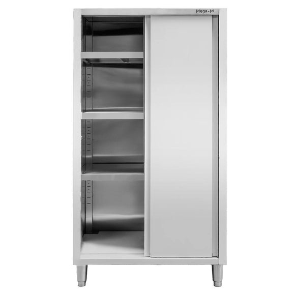 Dulap depozitare inox, 2 usi culisante ,100x60x200 cm