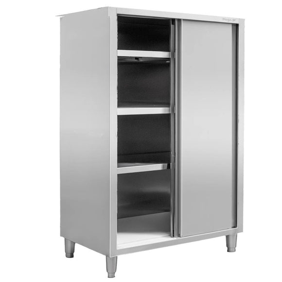 Dulap depozitare inox, 2 usi culisante, 120x60x180 cm