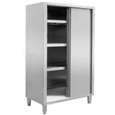 Dulap depozitare inox, 2 usi culisante, 120x60x200 cm