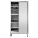 Dulap depozitare inox, 2 usi culisante, 80x50x180 cm