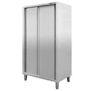 Dulap depozitare inox cu trecere 2 usi laterala, 100x50x200 cm