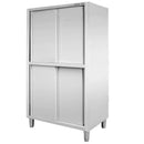 Dulap depozitare inox cu trecere 4 usi laterala, 100x50x180 cm