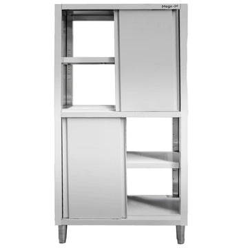 Dulap depozitare inox cu trecere 4 usi laterala, 100x60x200 cm