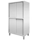 Dulap depozitare inox cu trecere 4 usi laterala, 100x60x200 cm