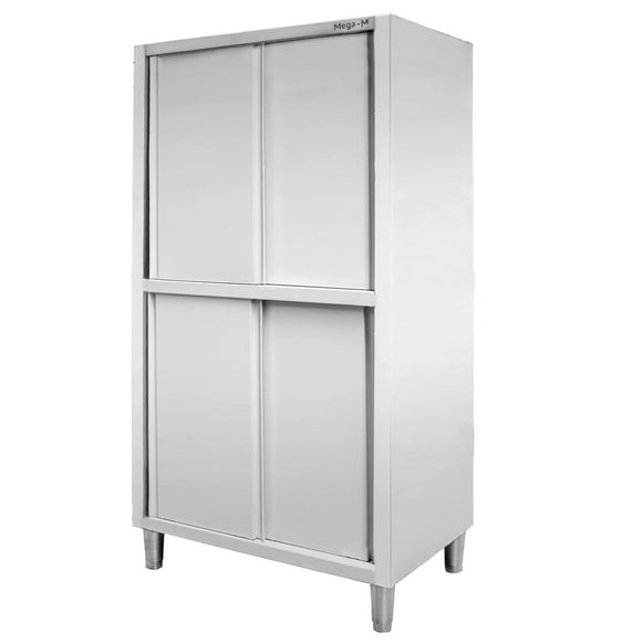 Dulap depozitare inox cu trecere 4 usi laterala, 100x60x200 cm