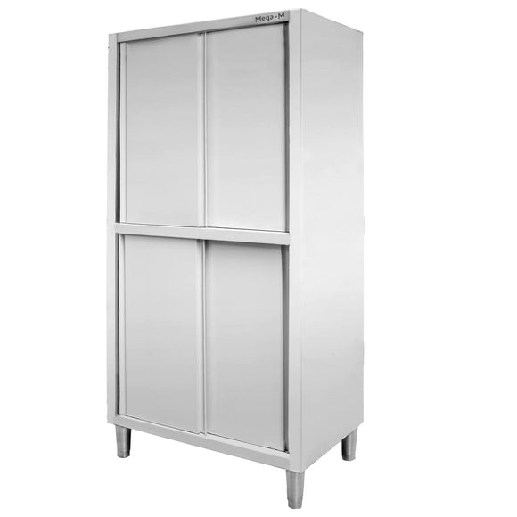 Dulap depozitare inox cu trecere 4 usi laterala, 80x60x180 cm