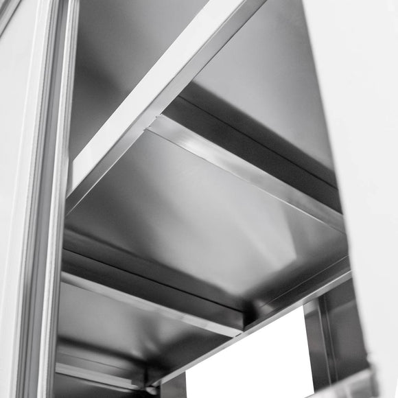 Dulap depozitare inox cu trecere 4 usi laterala, 80x60x180 cm
