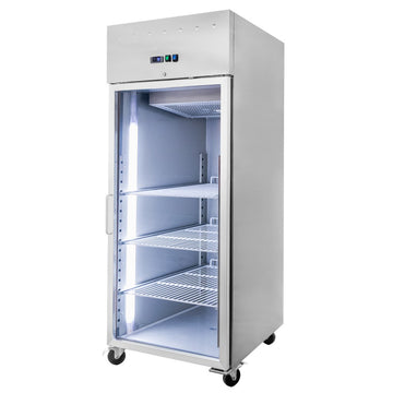 Dulap frigorific vitrat SID V68 DS inox AISI 304