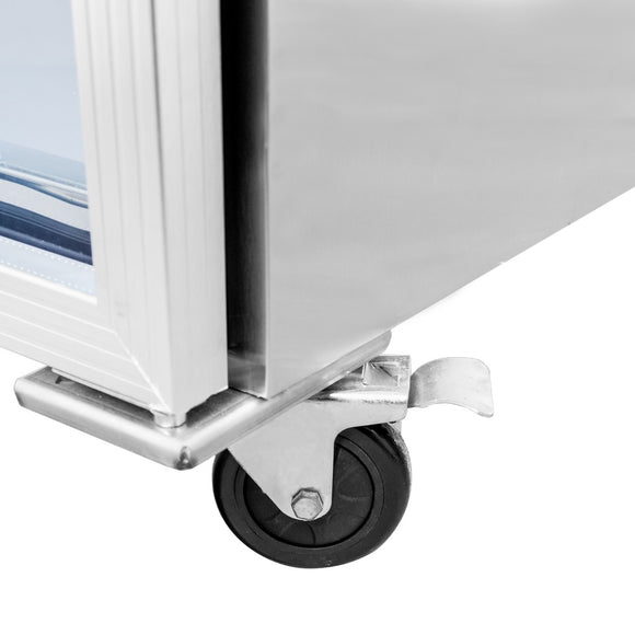Dulap frigorific vitrat SID V68 DS inox AISI 304