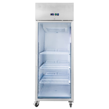 Dulap frigorific vitrat SID V68 DS inox AISI 304