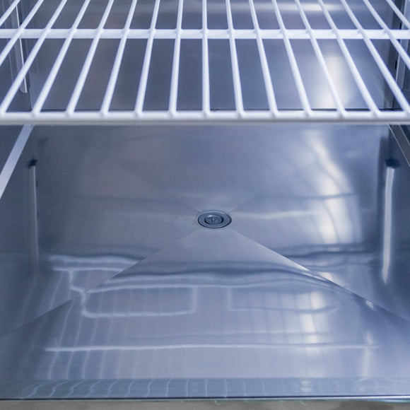 Dulap frigorific vitrat SID V68 DS inox AISI 304