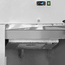 Dulap frigorific inox GN 2/1, +2/+8°C, 700 litri detaliu interior Tefcold – dulap frigorific inox GN pentru bucătărie profesională restaurant