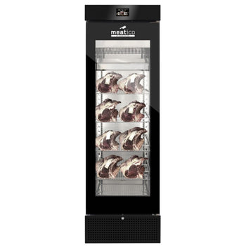 Dulap de maturare carne MEATico, cap. 80 kg., Temp. 010C, umiditate 40 90, afisaj touch screen, aplicatie mobila dedicata