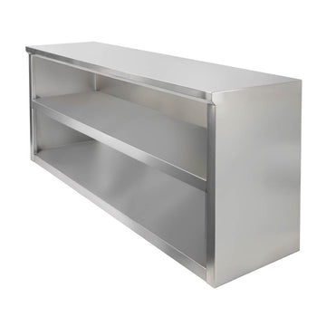 Dulap suspendat din inox deschis 150x40x60 cm