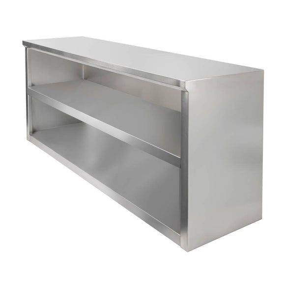 Dulap suspendat din inox deschis 150x40x60 cm