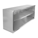 Dulap suspendat din inox deschis 150x40x60 cm