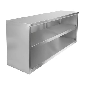 Dulap suspendat din inox deschis 150x40x60 cm