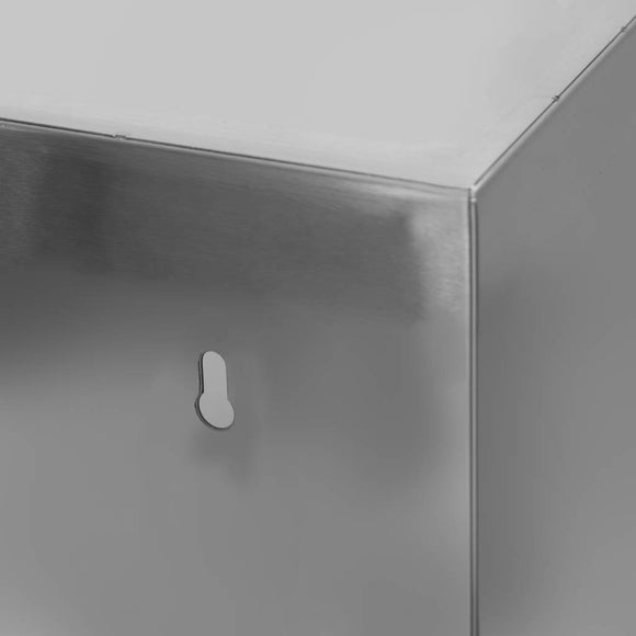 Dulap suspendat din inox deschis 150x40x60 cm