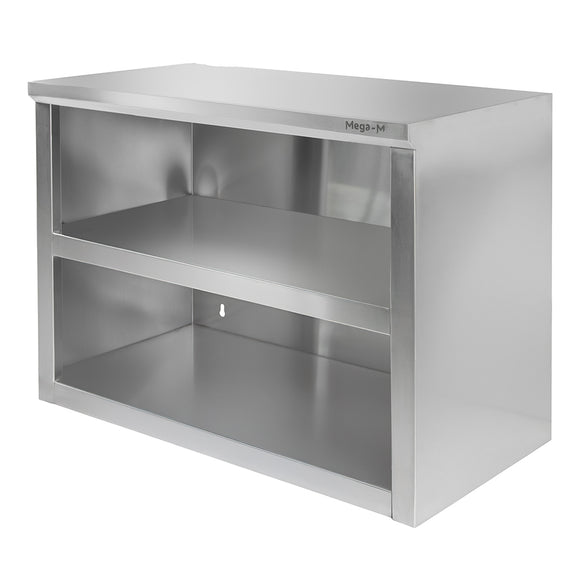 Dulap suspendat inox deschis 100x40x60 cm
