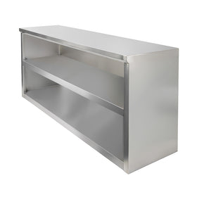 Dulap suspendat inox deschis 120x40x60 cm