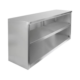 Dulap suspendat inox deschis 120x40x60 cm