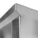 Dulap suspendat inox deschis 80x40x60 cm