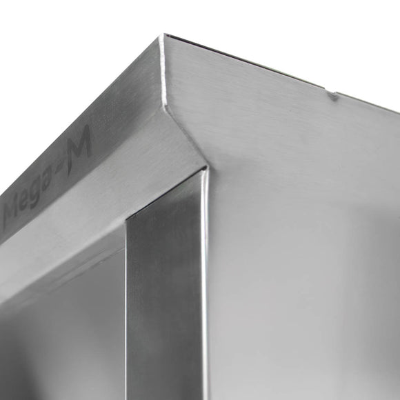 Dulap suspendat inox deschis 80x40x60 cm