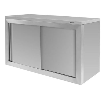 Dulap suspendat cu usi glisante, inox, 100x40x60 cm