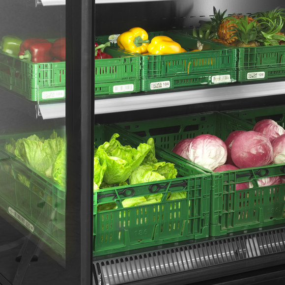 Vitrina frigorifica multideck extra neagra EXTRA1875CD interior Tefcold – vitrina frigorifica multideck extra pentru supermarket si retail alimentar