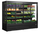 Vitrina frigorifica multideck extra neagra EXTRA2500CD vedere laterala Tefcold – vitrina frigorifica multideck extra pentru supermarket si retail alimentar