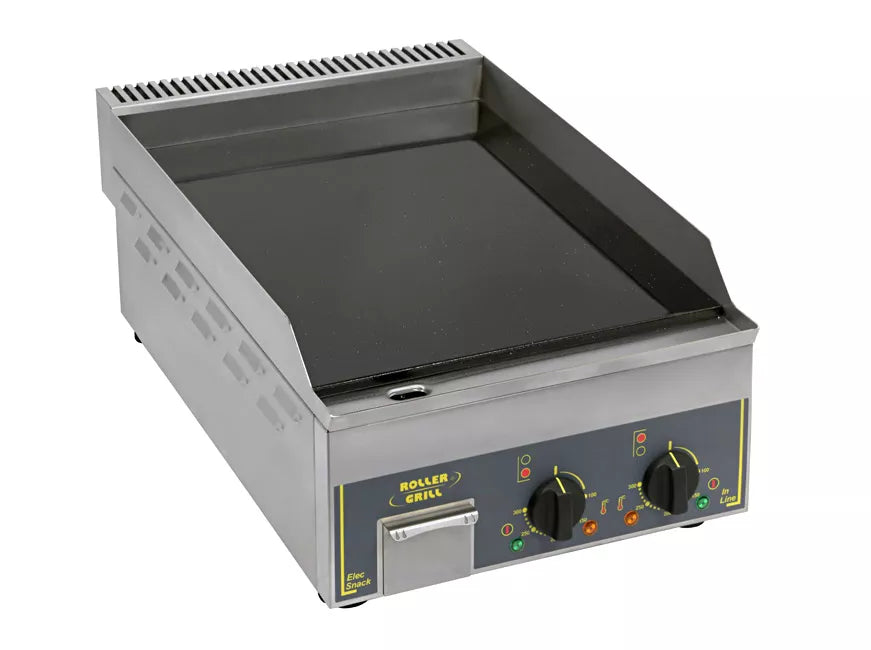 Plita fry top electrica 400x700mm - Putere 3.5kw, Suprafata de gatit 365x545mm, Alimentare 230v