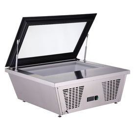 Expozitor inghetata -18 -25C, model de banc, 4 cuve x 5 Litri, iluminare LED