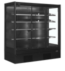Vitrina frigorifica multideck extra neagra EXTRA1875CD, 1160 l, +2/+6C, 3 usi Tefcold – vitrina frigorifica multideck extra pentru supermarket si retail alimentar