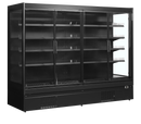 Vitrina frigorifica multideck extra neagra EXTRA2500CD, 1540 l, +2/+6C, 4 usi Tefcold – vitrina frigorifica multideck extra pentru supermarket si retail alimentar