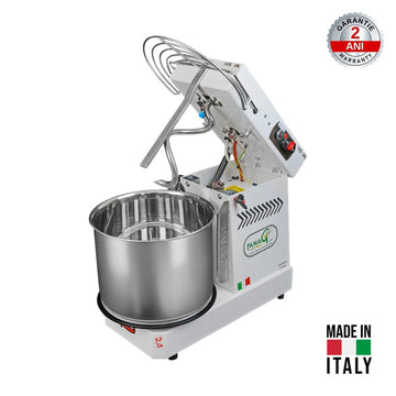 Malaxor spiral FAMAG IM10S 10V HH – 10kg aluat, cuva 13L, cap rabatabil, Made in Italy