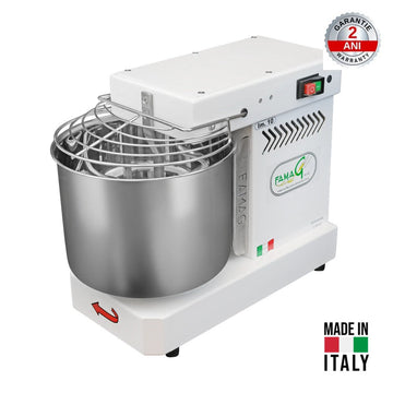 Malaxor spiral FAMAG IM10/230 – 10kg aluat, cuva 13L, cuva fixa, Made in Italy