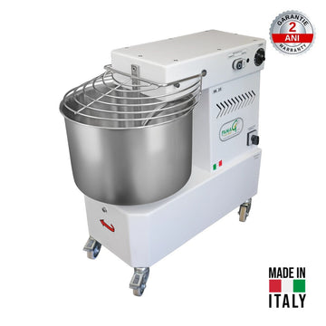 Malaxor spiral FAMAG IM20/230 – 20kg aluat, cuva 24L, cuva fixa, Made in Italy