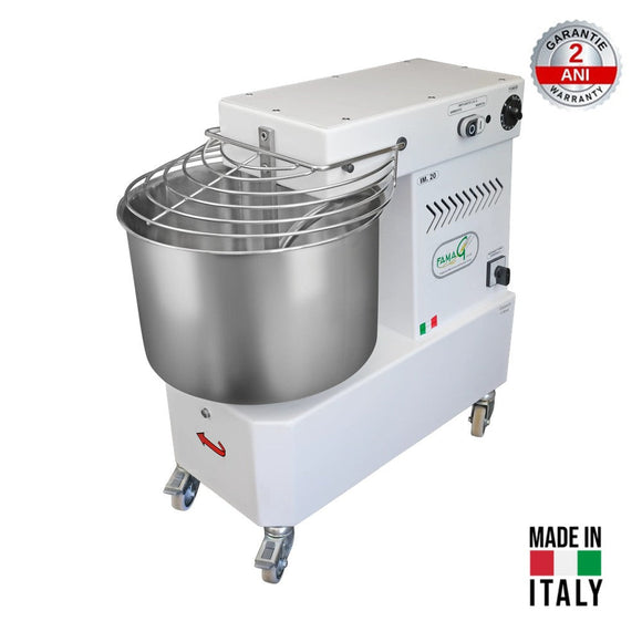 Malaxor spiral FAMAG IM20/230 – 20kg aluat, cuvă 24L, cuvă fixă, Made in Italy