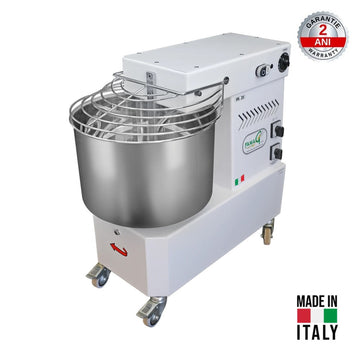 Malaxor spiral FAMAG IM20/400 2V – 20kg aluat, cuva 24L, cuva fixa, Made in Italy