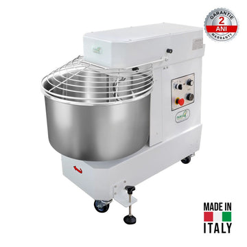 Malaxor spiral FAMAG IM50/230 10V HH – 50kg aluat, cuva 59L, cuva fixa, Made in Italy